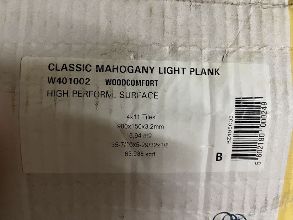 Piso flutuante Wicanders Wood Confort Castanho