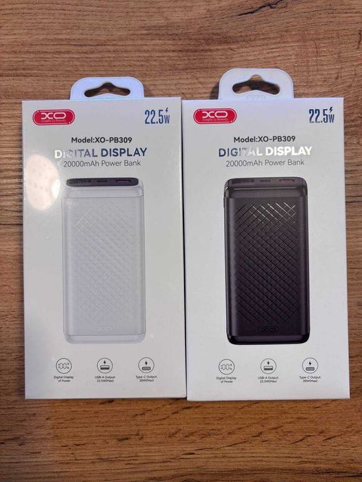 Павербанки ОПТ 20000, 30000 мАч, быстрая зарядка, 22,5W, Konfulon Joko