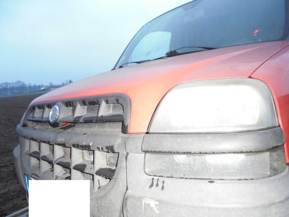 Fiat Doblo 1.9 diesel zwykły, dostawczy, na części, czerwony
