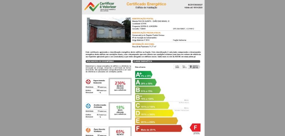 Moradia 4 ass. perto Tomar
