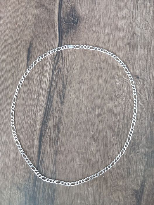 SREBRNY ŁAŃCUSZEK FIGARO 60 cm 22 g Próba 925 mennica bydgoska