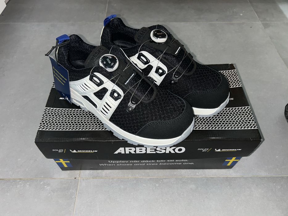 Buty robocze BHP Arbesko 210 x Michelin, system  BOA, rozmiar 37 NOWE