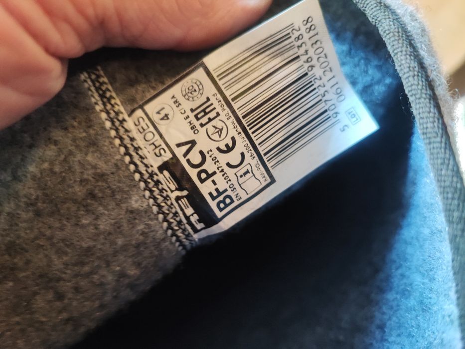 Kalosze  ocieplane filcem