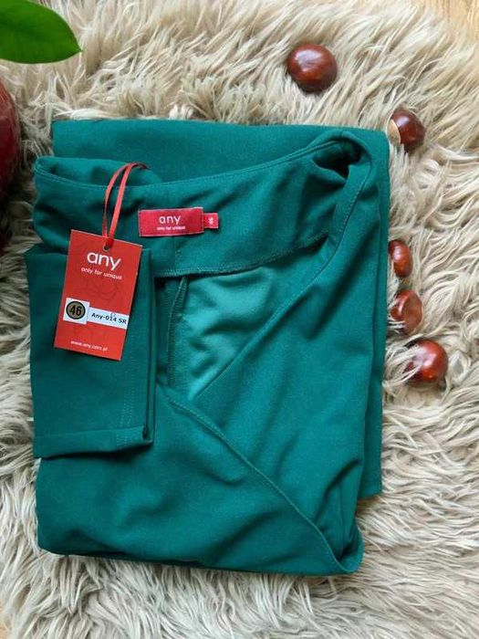 Nowa z metką elegancka kopertowa sukienka plus size 46 XXXL