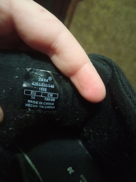 Демі черевики 30 розмір  зара Zara