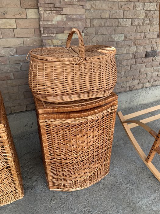 Стіл з лози / Стол из лозы / изделия из лозы / кресла из лозы / вироби