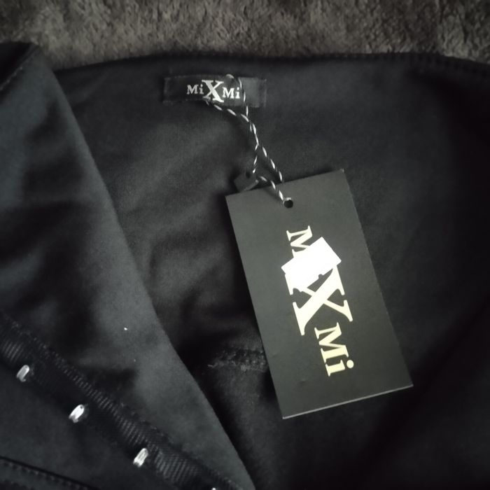 Лосинки з корсетом на флісі