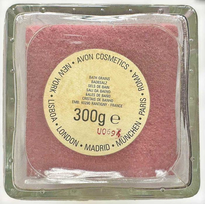 Cristais de Banho em Frasco de Vidro, NOVO e Raríssimo