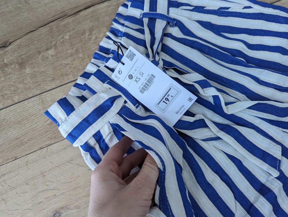 Bershka штани льняні ХС