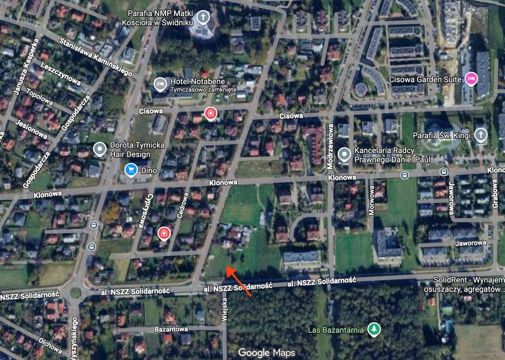 Działka budowlana 1016 m² – Świdnik | blisko lasu i centrum | media