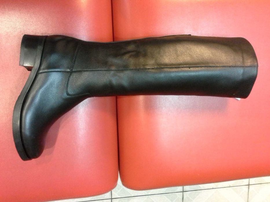 сапоги женские модельные зимние европейка каблук