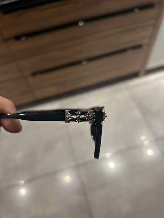 Okulary w stylu Chrome Hearts