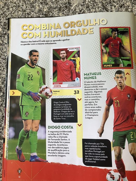 Caderneta completa Fome de Vencer