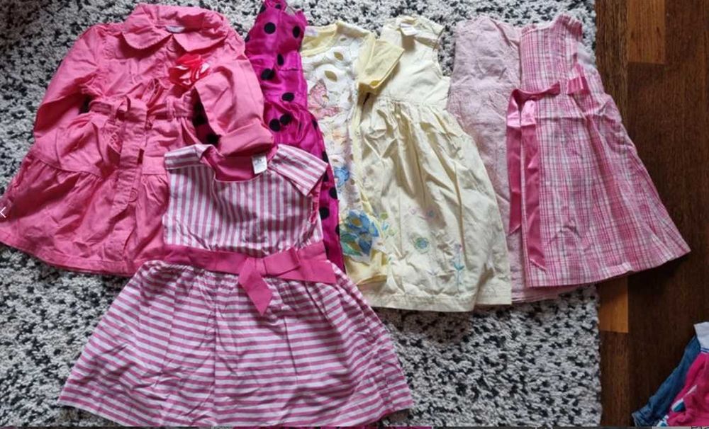 Zestaw 6x sukienka płaszczyk 92 next Carter's