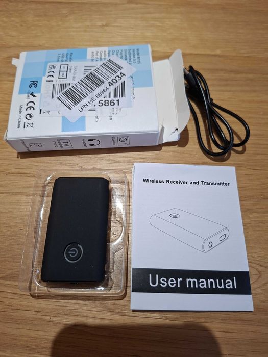 ORIA Adapter Bluetooth 5.3 2 w 1 do samochodu