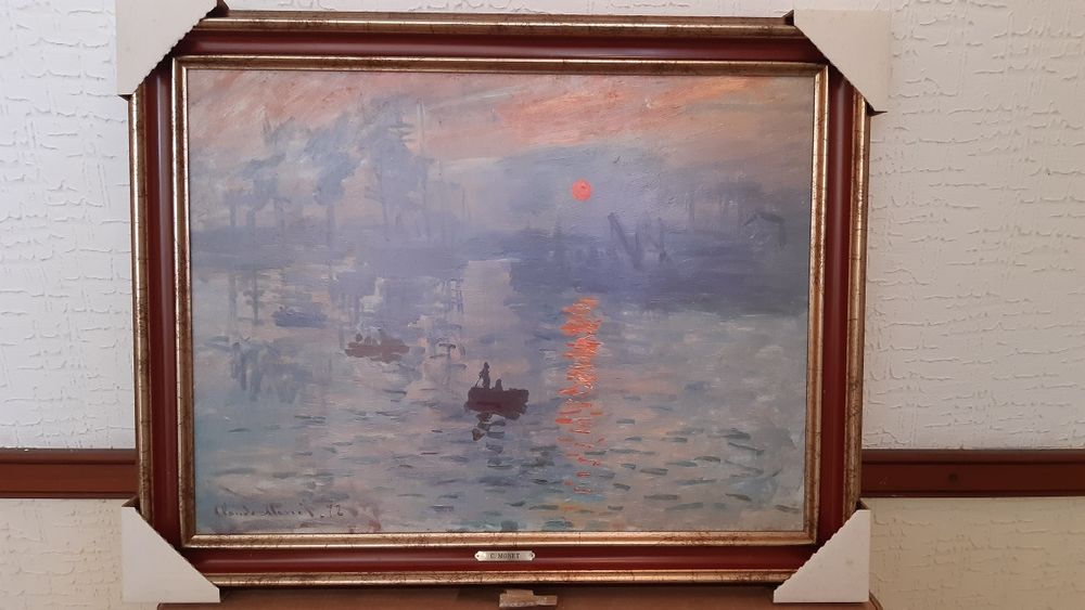 Cópia Autorizada Claude Monet "Sunrise"