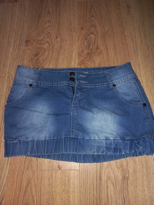 Jeansowa spodniczka mini