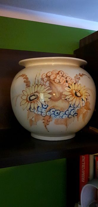 Wazon duży ręcznie malowany