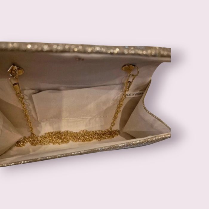 Bolsa Dourada Cerimônia Shein