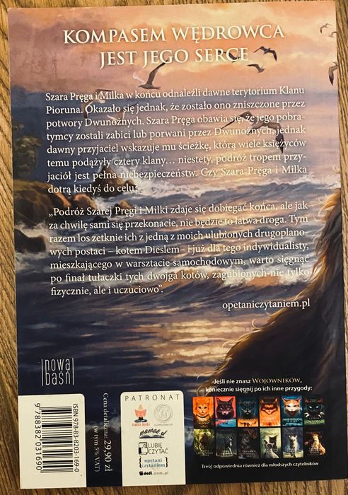 Książki wojownicy szara pręga