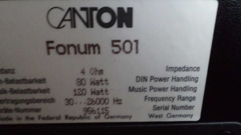 canton fonum 501  kolumny