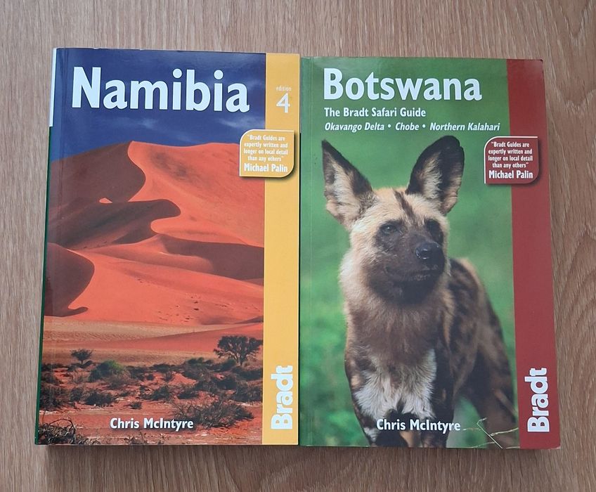 2 guias de viagem Bradt Namíbia e Botswana