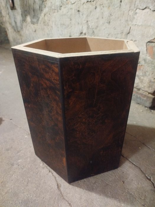 Donica sześciokątna drewniana solidna