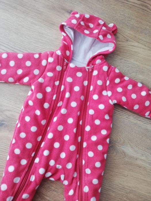 Kombinezon jesienny wiosenny r.62 na wiosnę jesień 0-3msc czerwony