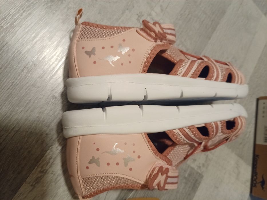 Nowe Sportowe sandały 30 wkładka 19 cm kangaroos k-butty rzepy,