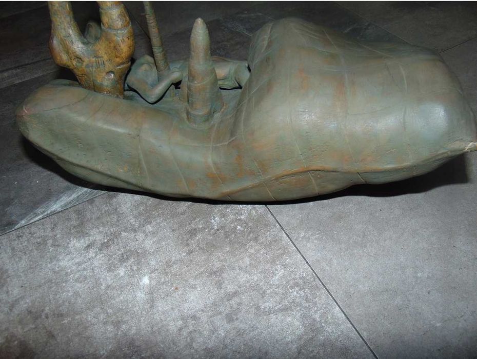 Rzeźba z drewna egzotycznego,kobieta,vintage