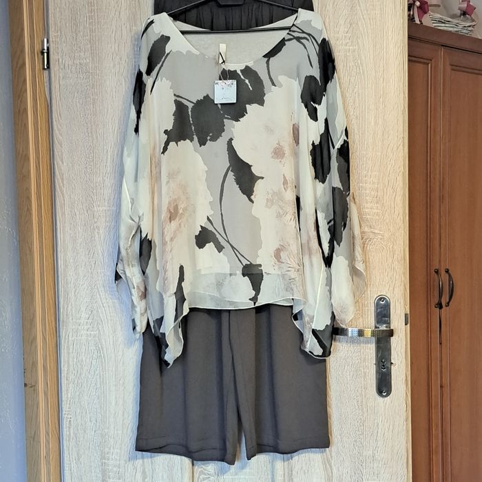 komplet damski włoski plus size