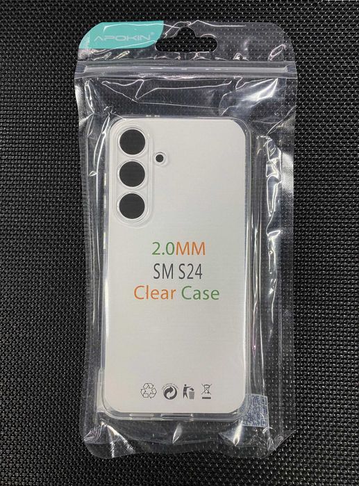 Capa de silicone com proteção câmara traseira Samsung S24/ Samsung S24 Plus / Samsung S24 Ultra