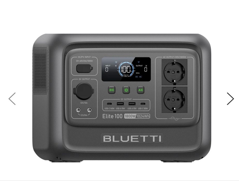 Зарядна станція Bluetti Elite 100 V2 1800Вт