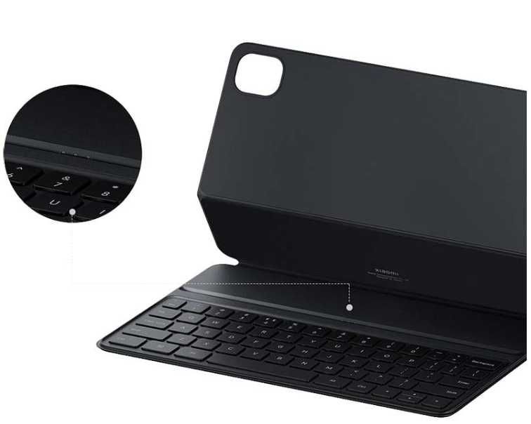 Capa Original Smart Case com Teclado para Xiaomi Pad 5 / Pad 5 Pro Preto