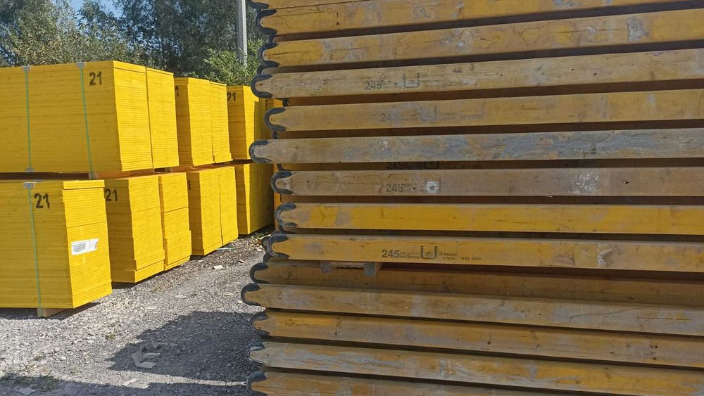 Dźwigar H20 Dźwigary Doki Belki Szalunek stropowy Stemple budowlane