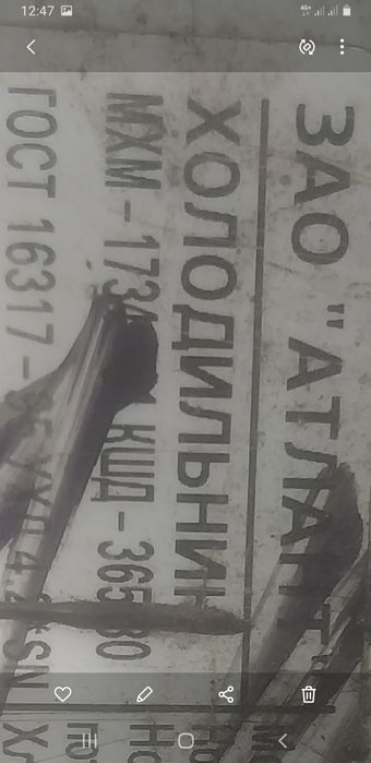 Дверь холодильник Минск-Атлант 1734-01