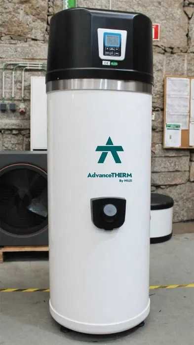 bomba de calor therca em inox asi 316  200 litros (1 serpentina)