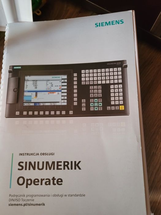 Książki di nauki programowania cnc sinumerik