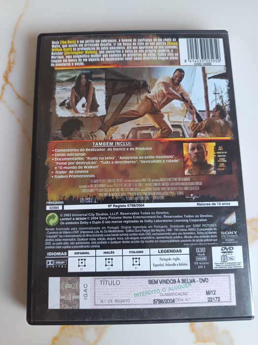 DVD bem vindo a selva