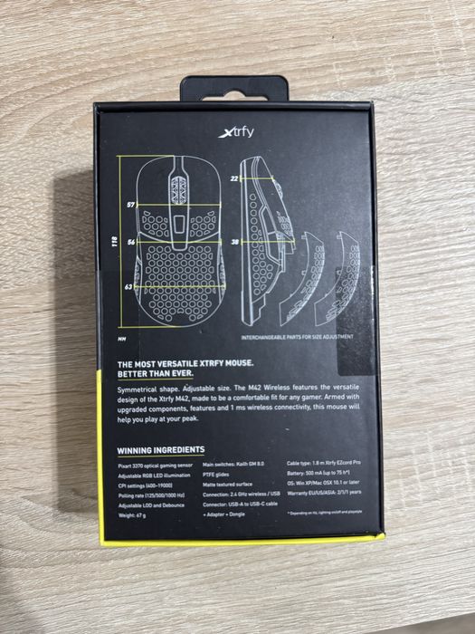 Nowa myszka gamingowa Cherry Xtrfy M42 Wireless