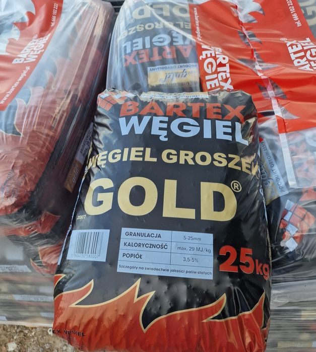 Węgiel Groszek Bartex Gold 29MJ NAJTANIEJ