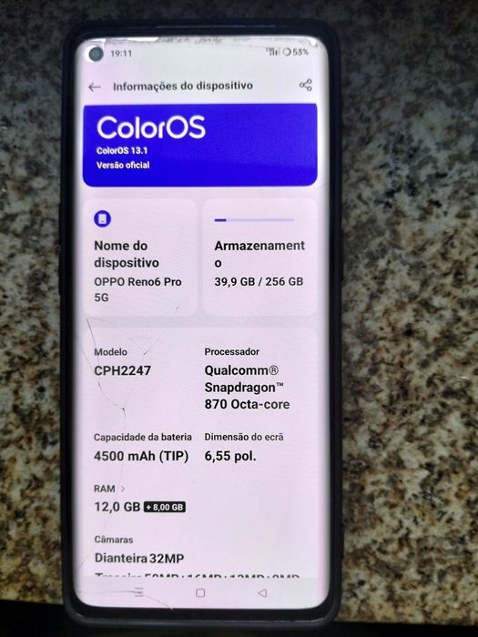 OPPO Reno 6 pro 5g 12/256