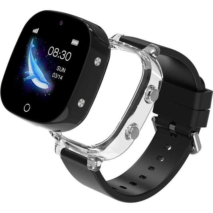 Дитячий смарт годинник Gelius Summer (GP-PK009) з GPS/ESIM Black/Pink