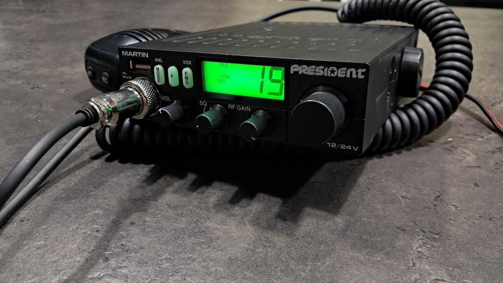 Cb Radio President Martin.
