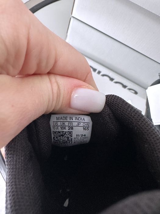 Качественные кроссовки на липучках детские Adidas 28р