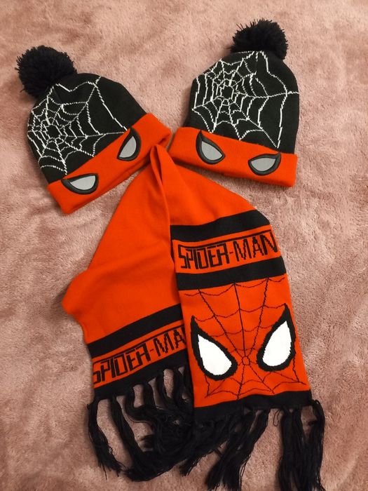 Шапка і шарф Spiderman