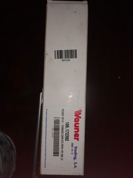 Comando completo porta da frente esquerda Peugeot 307