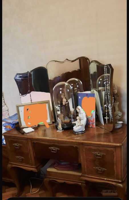 Toucador Queen Anne + banqueta