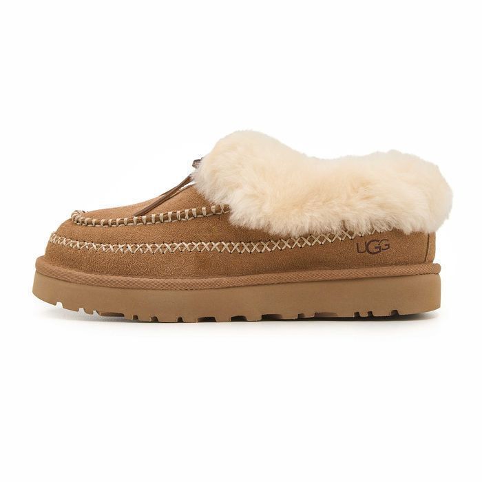 Уггі UGG Tasman Alpine low Chestnut premium угги зимові з хутром | Угги натуральные жіночі