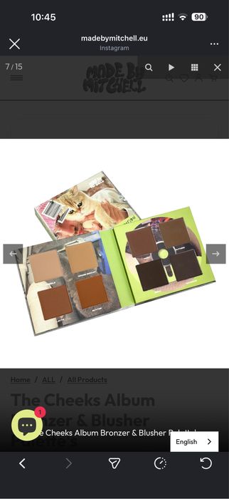 Made by mitchel  Album Bronzer бронзер тіні румʼяна